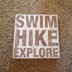 Home Decor wooden sign
